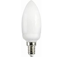Лампа люминесцентная компакт. КЭЛ-C 9Вт E14 свеча 4000К ПРОМОПАК (уп.6шт) | код. LLE60-14-009-4000-S6 | IEK
